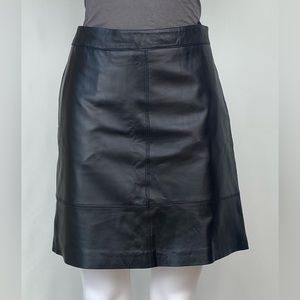 Lord and Taylor Leather Skirt-Size 8